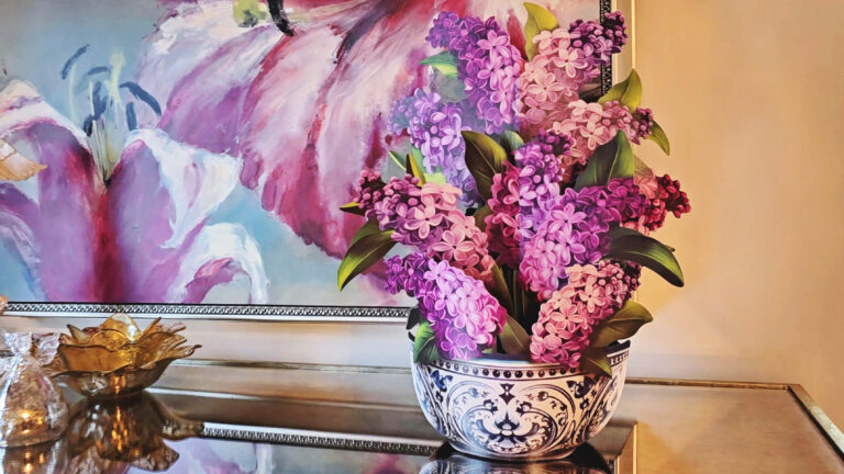 A Thoughtful Gift That Lasts: Freshcut Paper Garden Lilac Bouquet Review